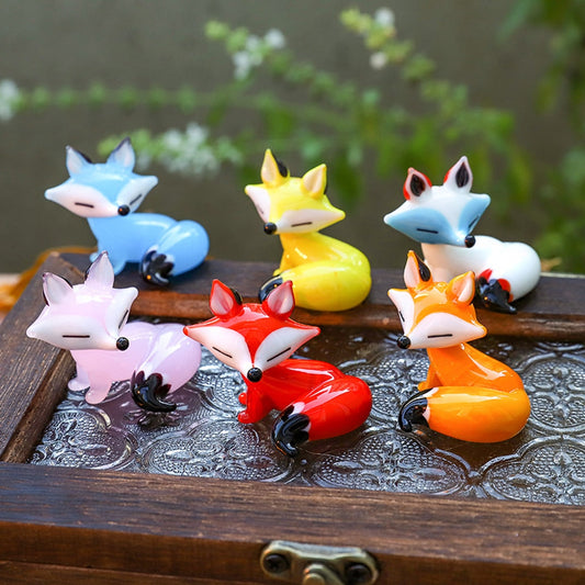Glasira - Cute Fox Shape Desktop Ornament