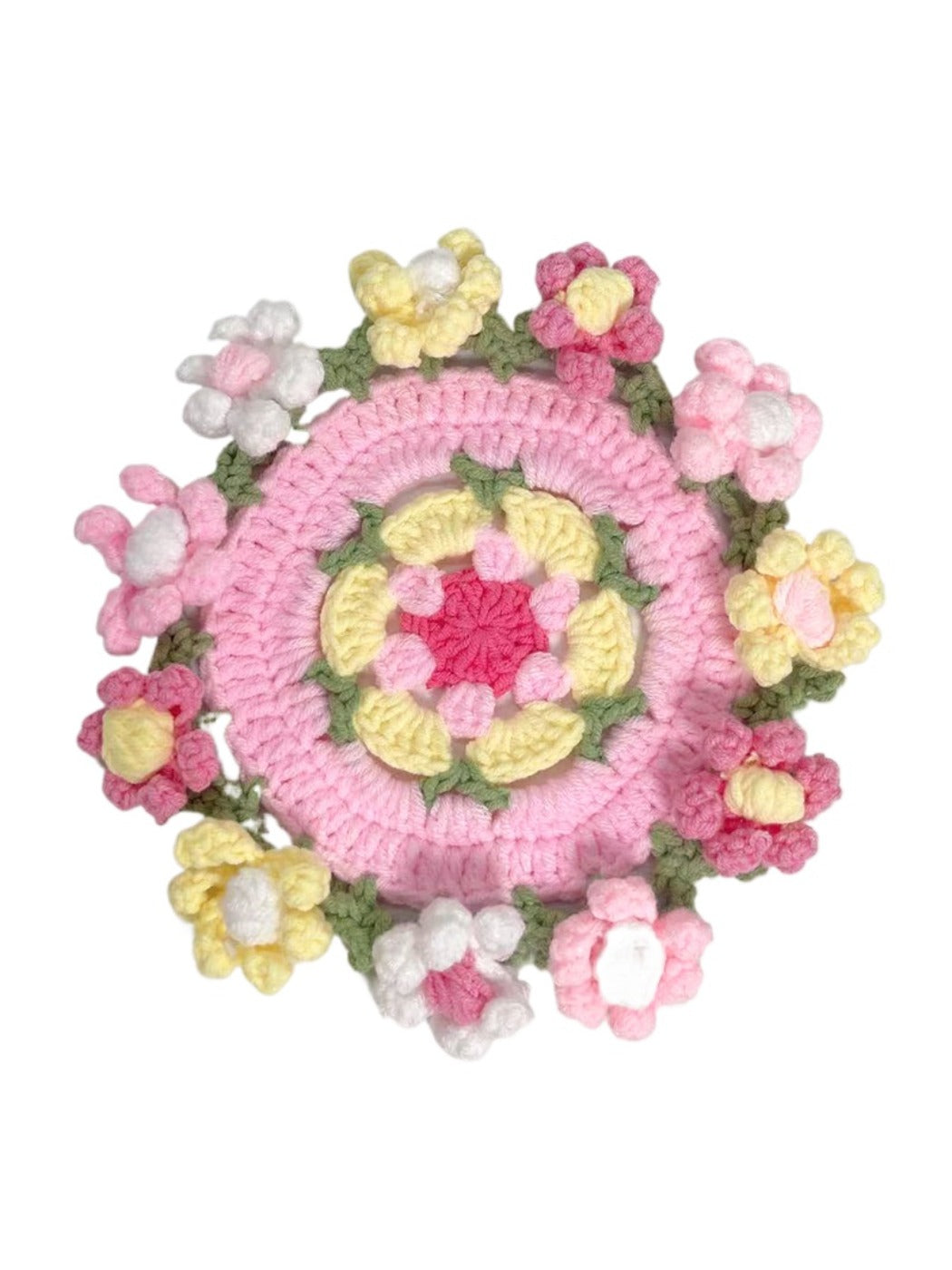 Kovira - New Cute Sunflower Coasters Crocheted Table Mats