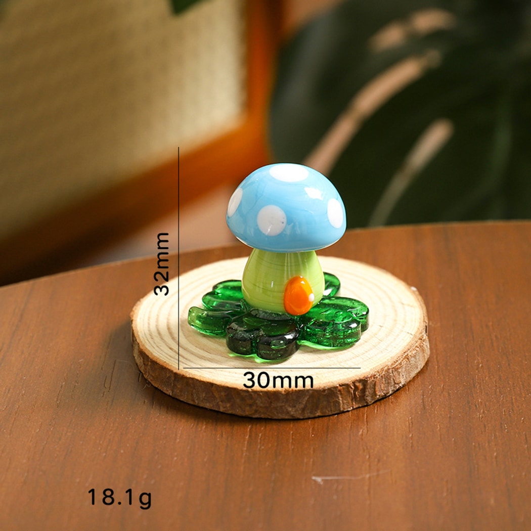 Glasira - Cartoon Style Colorful Mushroom Ornament
