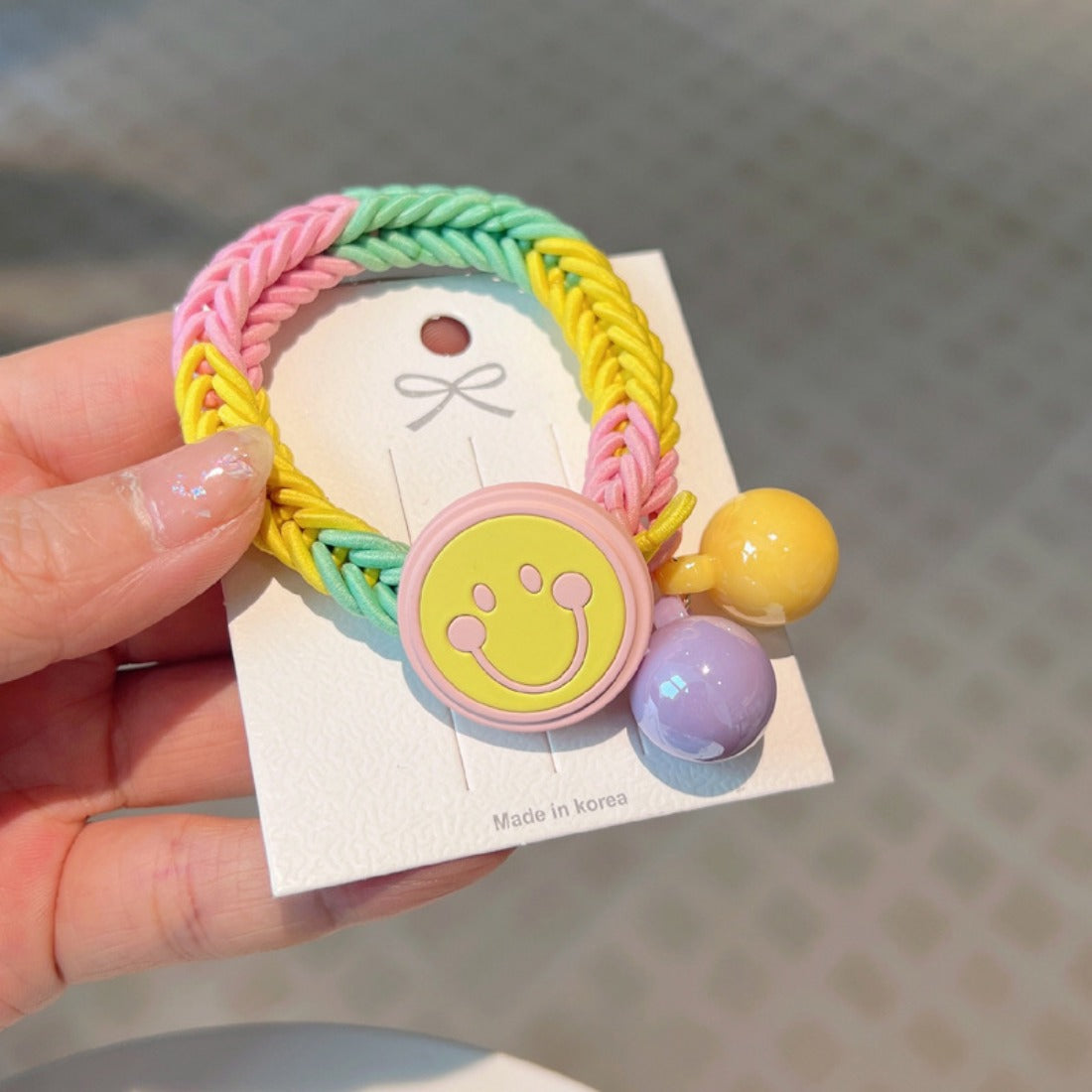 Cico - Colorful Smiley Face Hair Tie