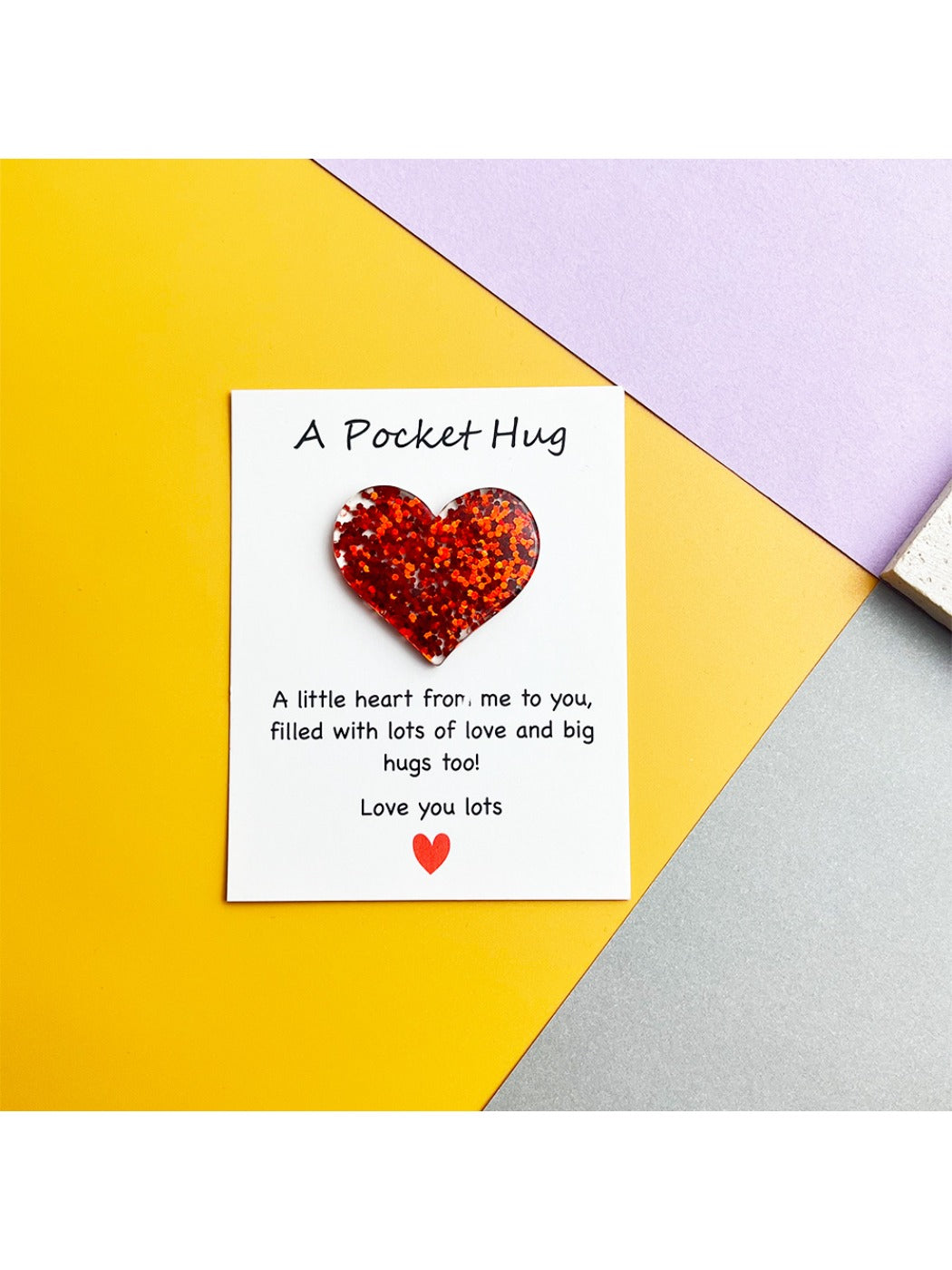 Taphug - Pocket Hug Glitter Heart