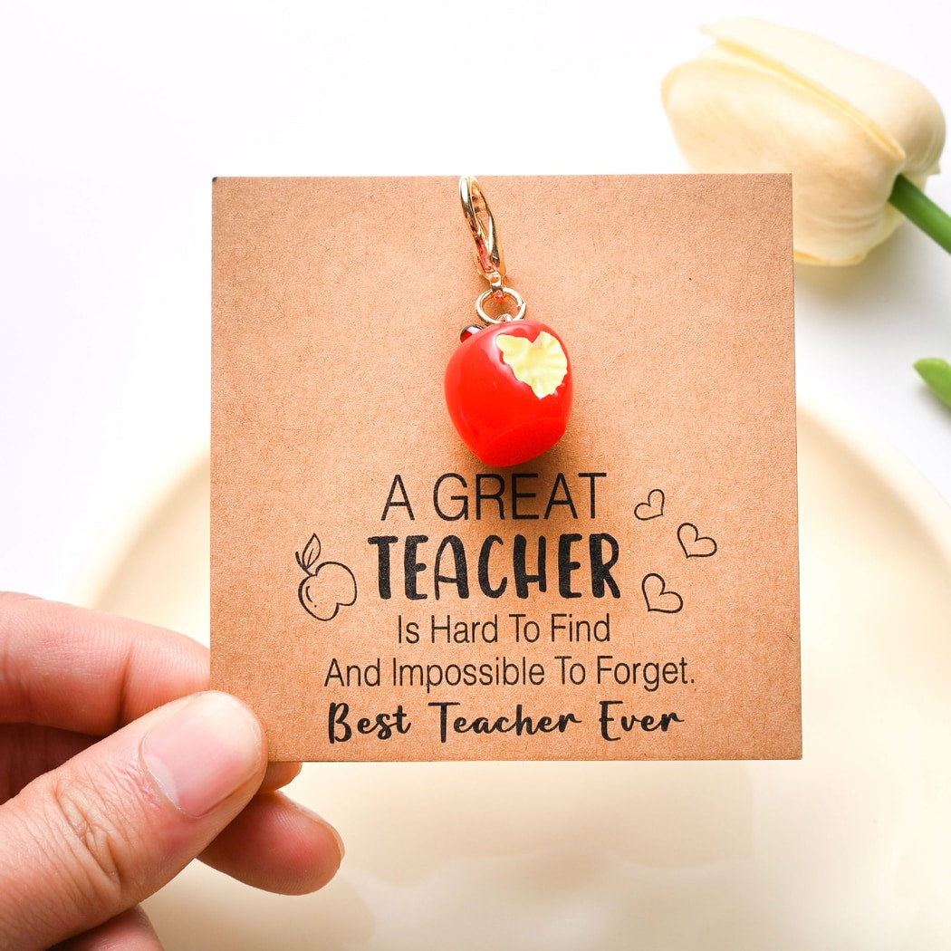 Taphug - Pocket Hug Red Apple Keychain