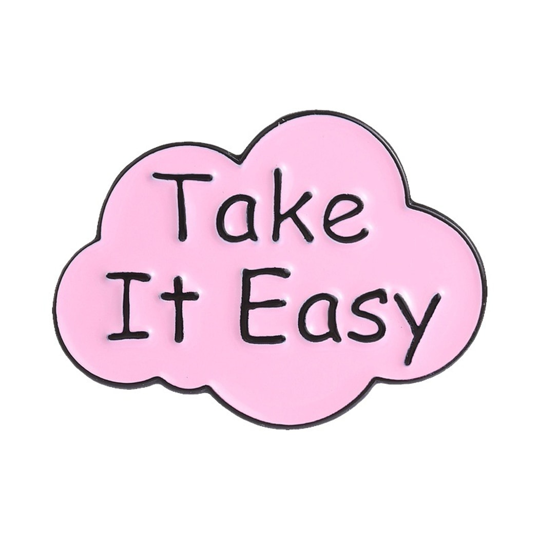 Pinori - Positive Quote Shape Decorative Pin