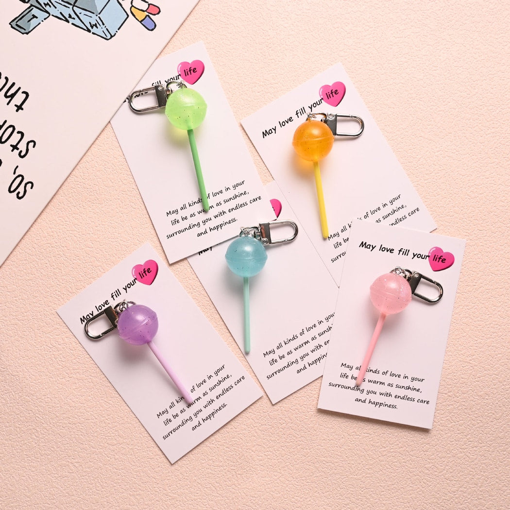 Taphug - Pocket Hug Cartoon Lollipop Keychain Charm
