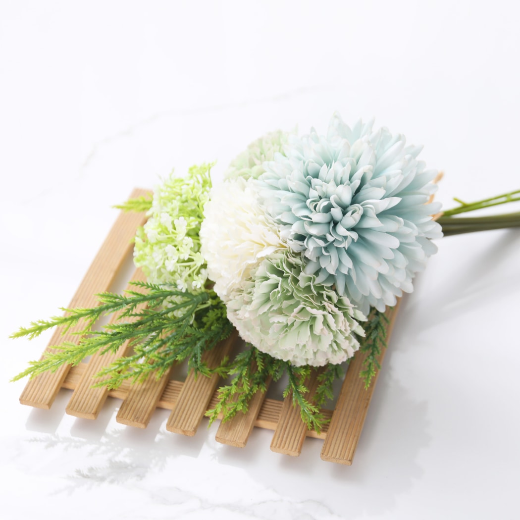 Roselle - Artificial Carnation and Chrysanthemum Bouquet