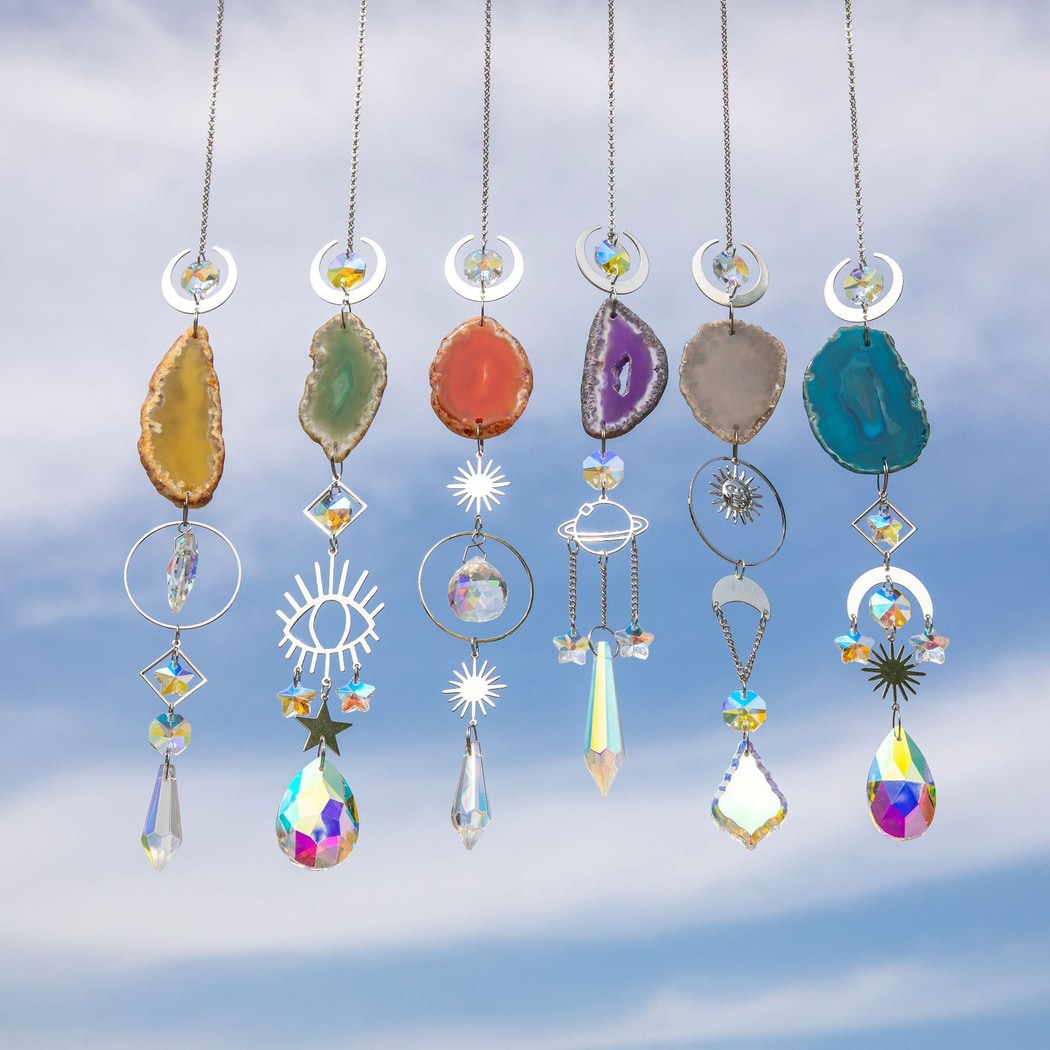 Somnira - Geometric Prism Window Hanging Suncatcher