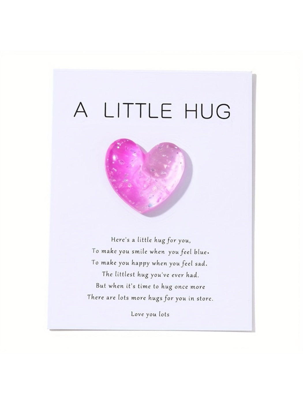 Taphug - Pocket Hug Heart Love Token pocket hug card and keepsake token