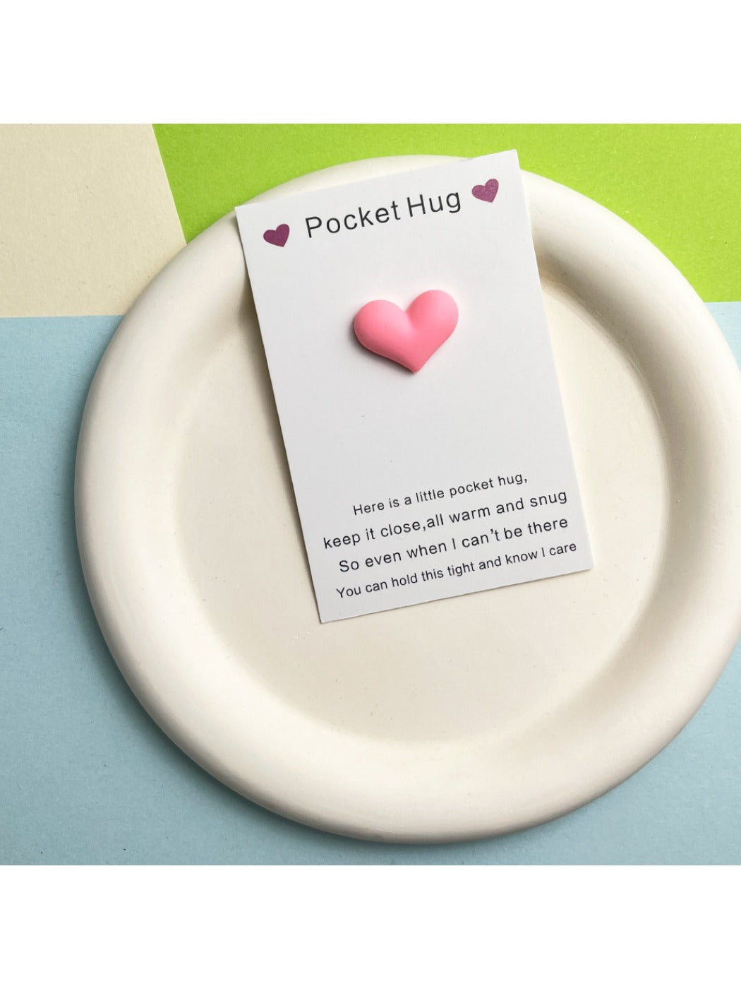 Taphug - Pocket Hug Macaron Color Heart