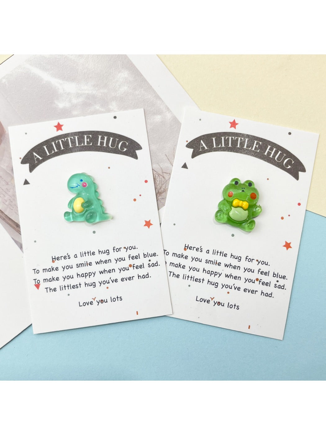 Taphug - Pocket Hug Cute Dinosaur and Frog