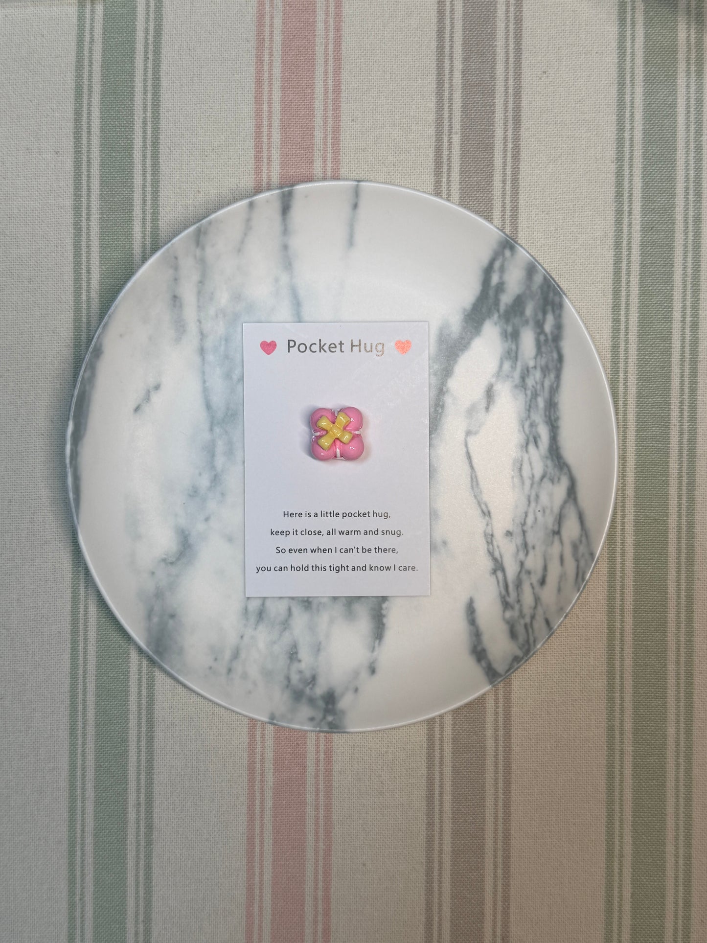 Taphug - Pocket Hug Gift Box pocket hug card and keepsake token view 4