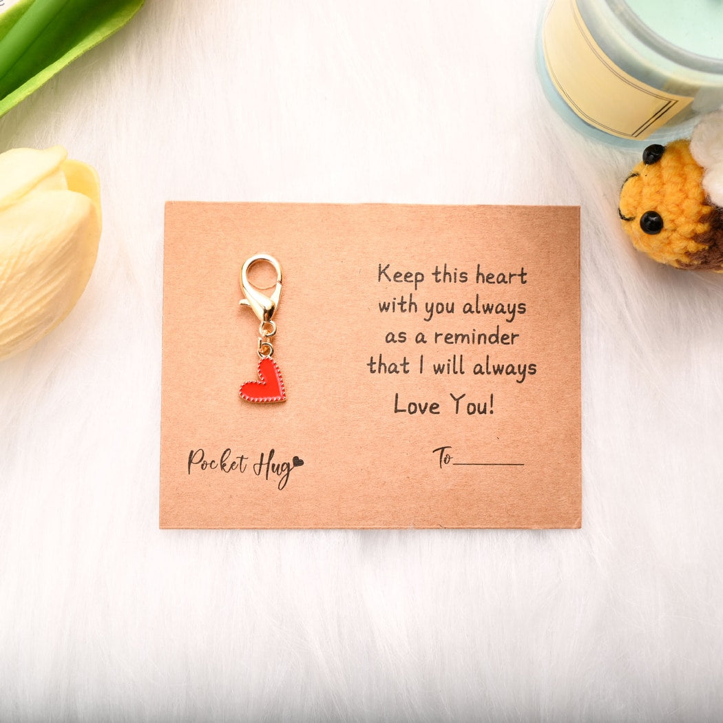 Taphug - Pocket Hug Simple Heart Keychain
