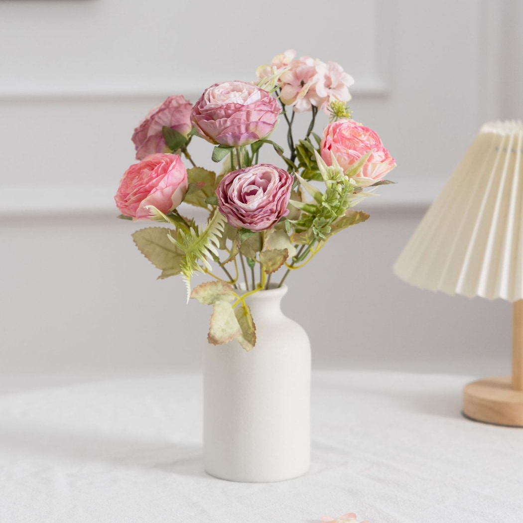 Roselle - Vibrant Decorative Rose Artificial Flowers
