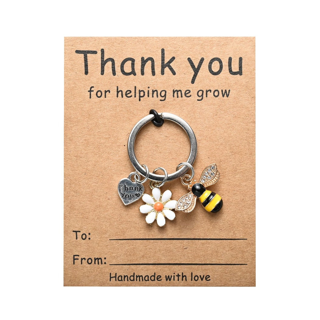 Taphug - Pocket Hug Bee Daisy Keychain