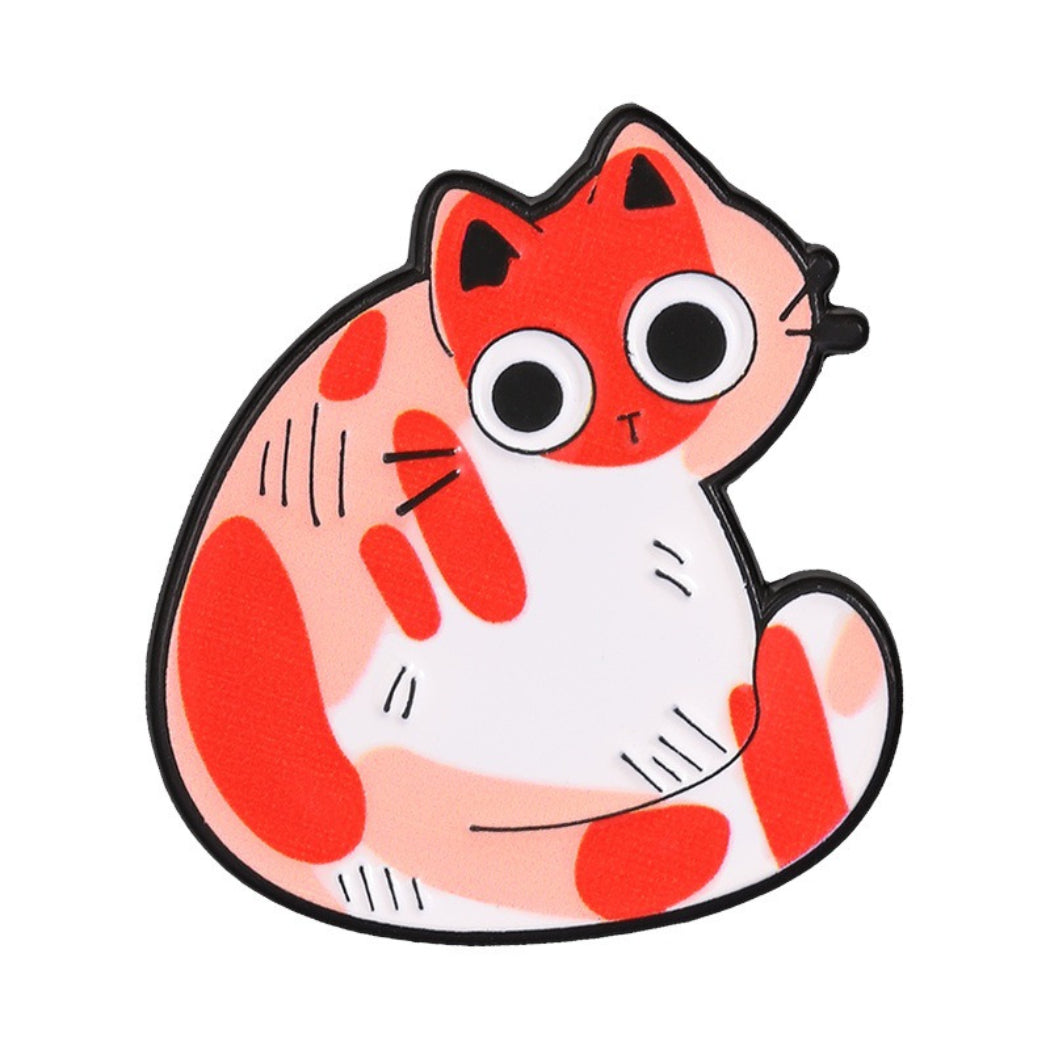 Pinori Colorful Cat Enamel Pin Set