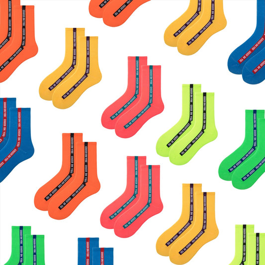 Miski |  Neon Vibe Athletic Socks