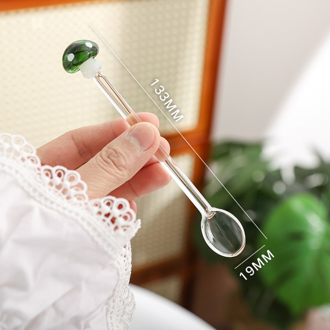 Glasira - Cute Colorful Mushroom Shape Spoon