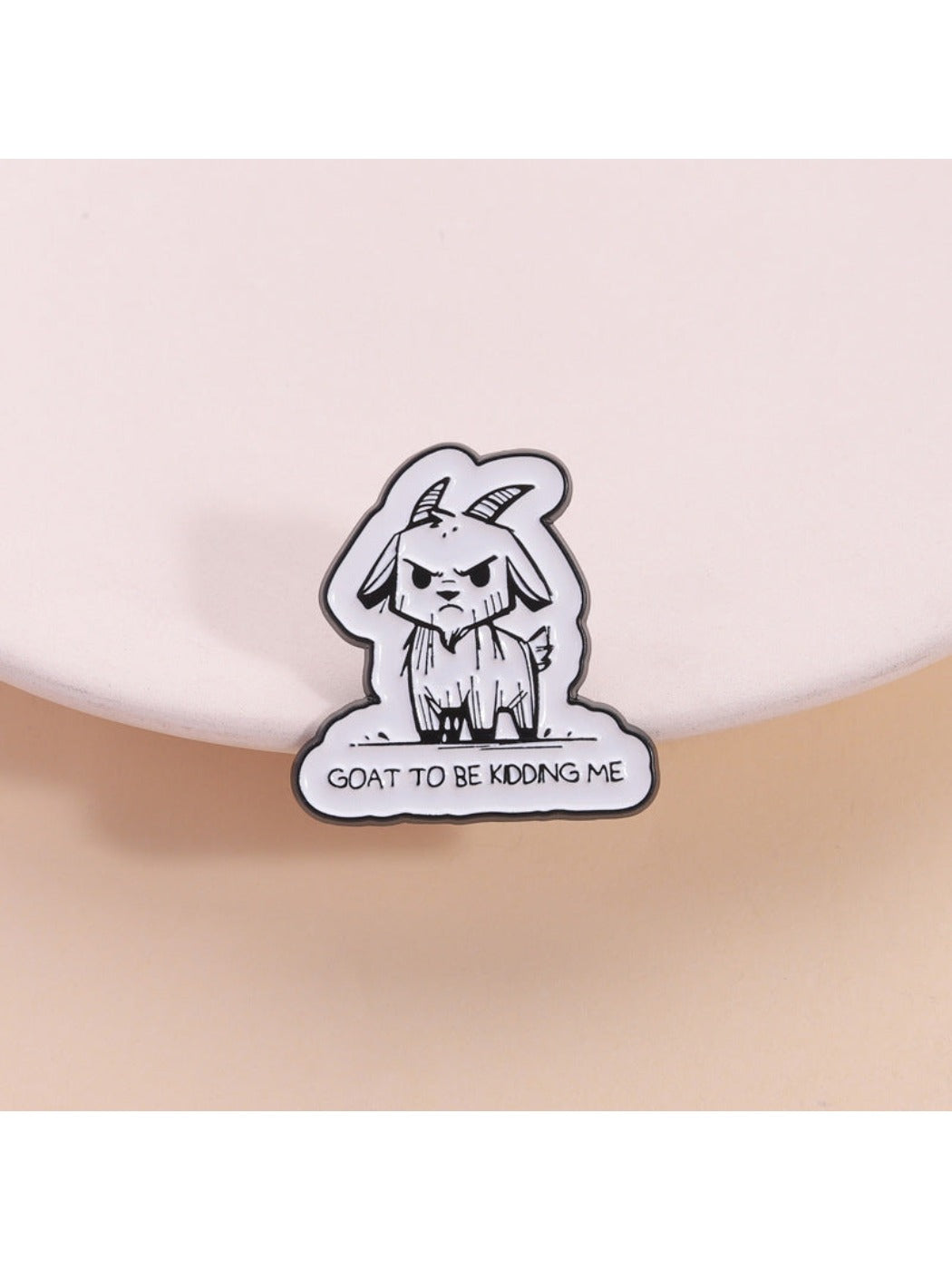 Pinori - Angry Goat Brooch