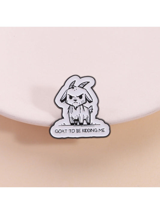Pinori - Angry Goat Brooch