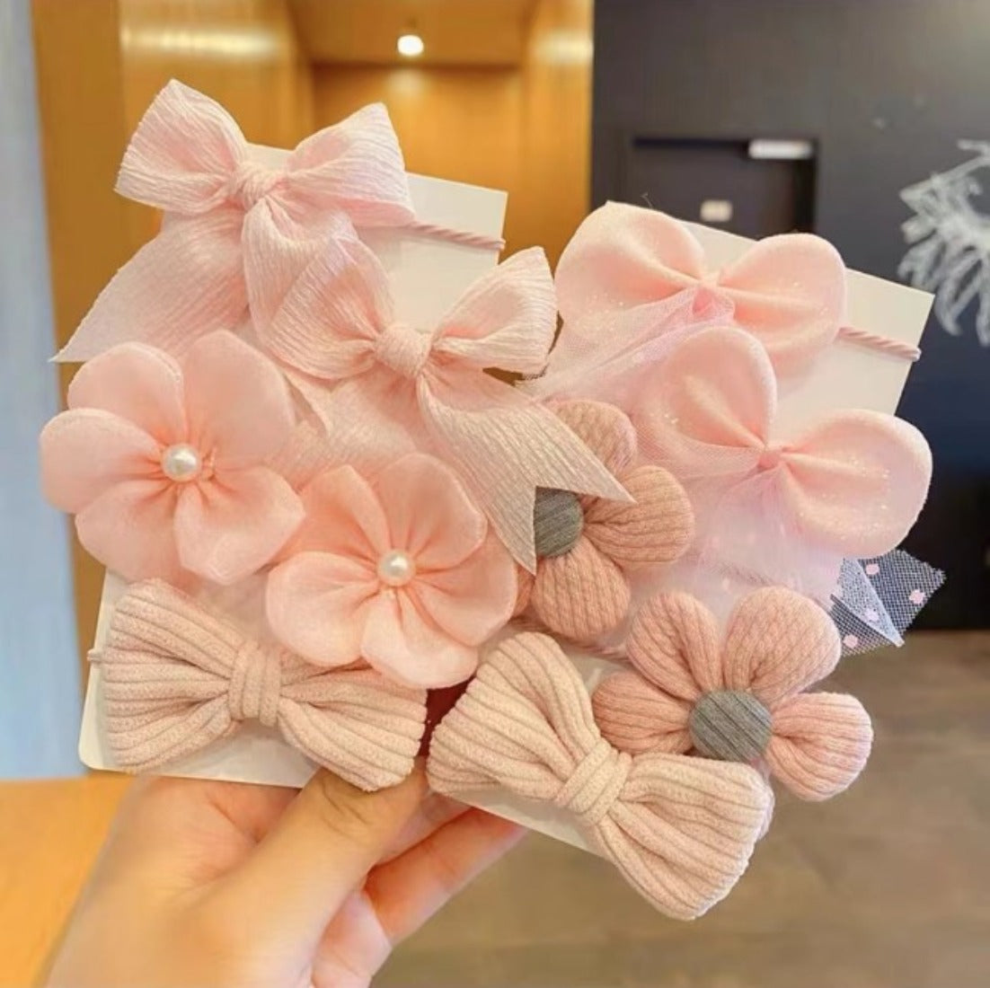 Cico - Cute Handmade Bow Hair Tie Set (10-Pack)