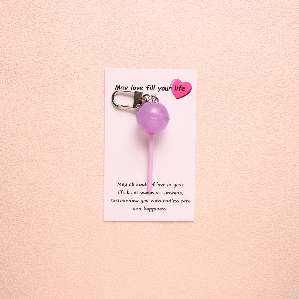 Taphug - Pocket Hug Cartoon Lollipop Keychain Charm