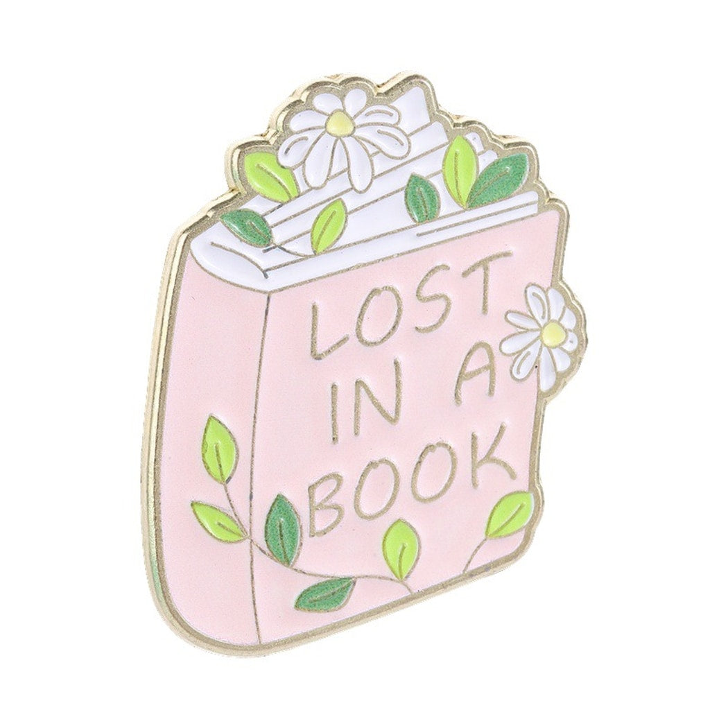 Pinori - Book Lover Daisy Enamel Pin