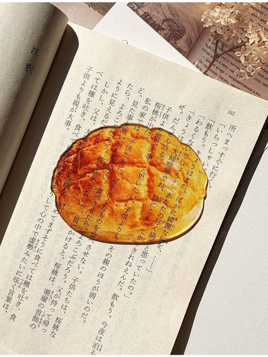 Markii - Cute Toast Croissant Pineapple Bun Bread Bookmark