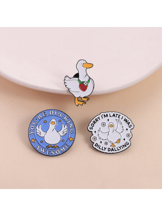 Pinori - Fashion Cute Duck Brooch