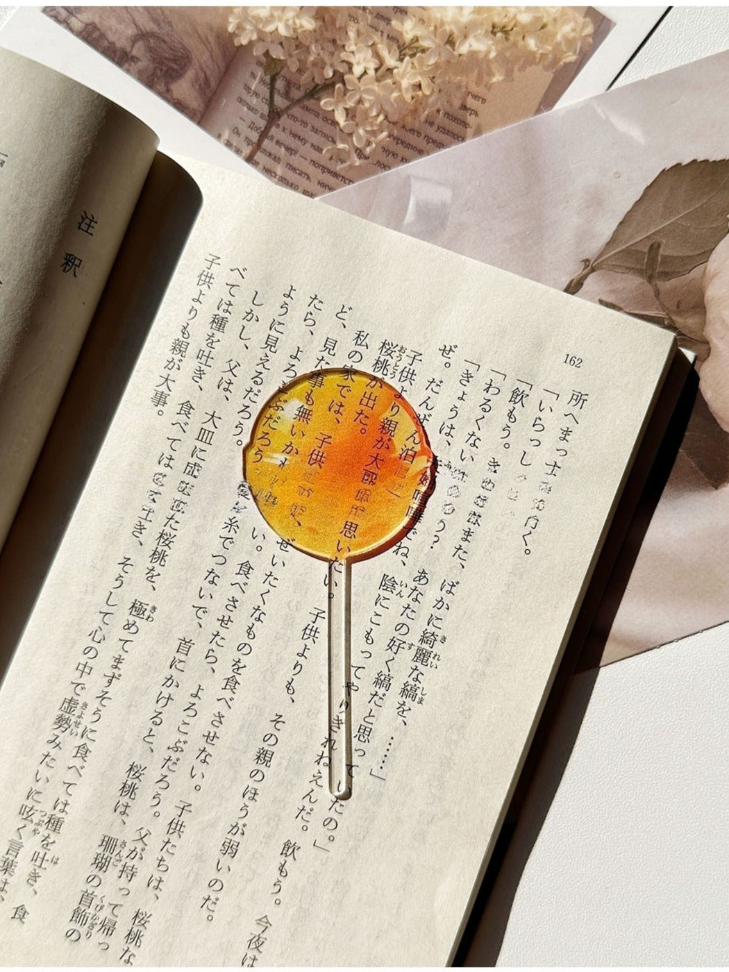 Markii - Cute Candy Color Lollipop Acrylic Bookmark