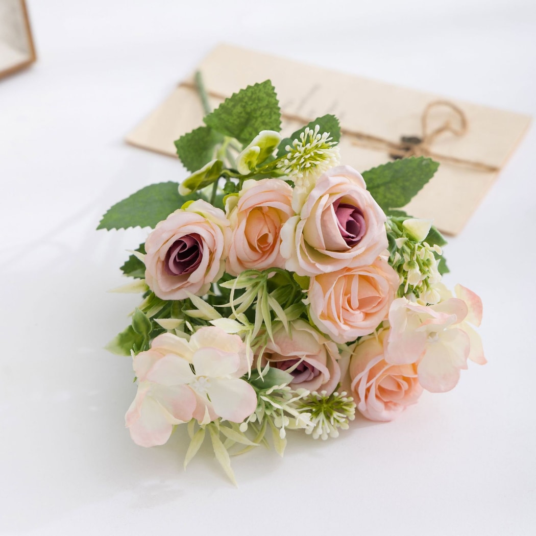 Roselle - Rose Style Artificial Flowers Bouquet