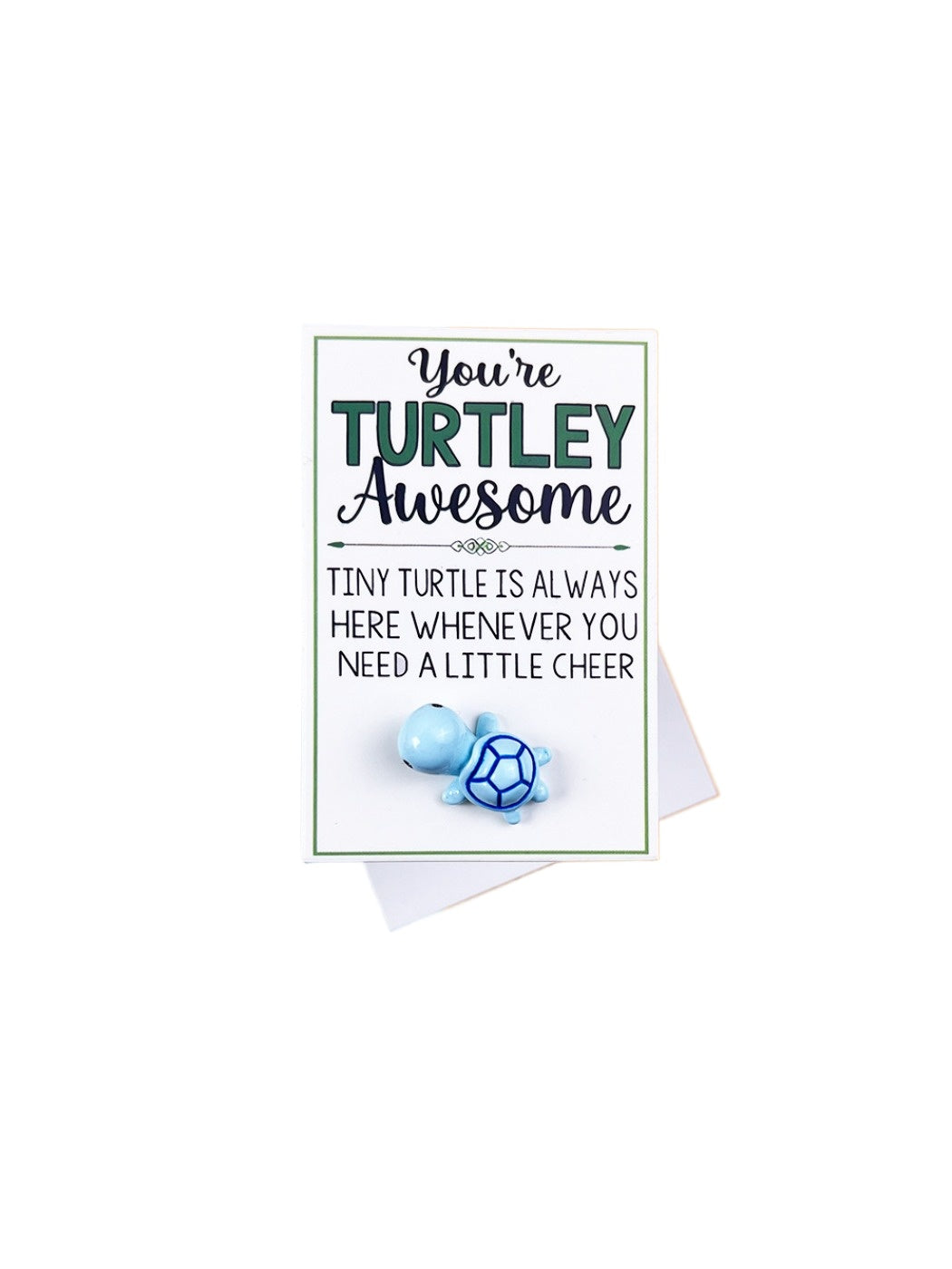 Taphug - Pocket Hug Cute Turtle Encouragement pocket hug card and keepsake token view 9