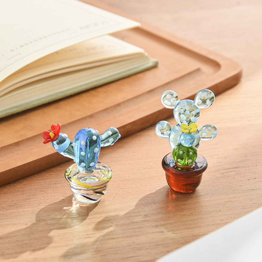 Glasira - Colorful Cute Cactus Bonsai Tabletop Ornament