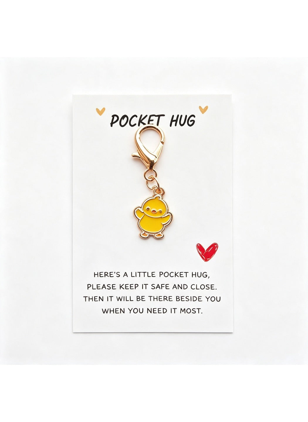Taphug  - Alloy Pocket Hug Card Animal Keychain