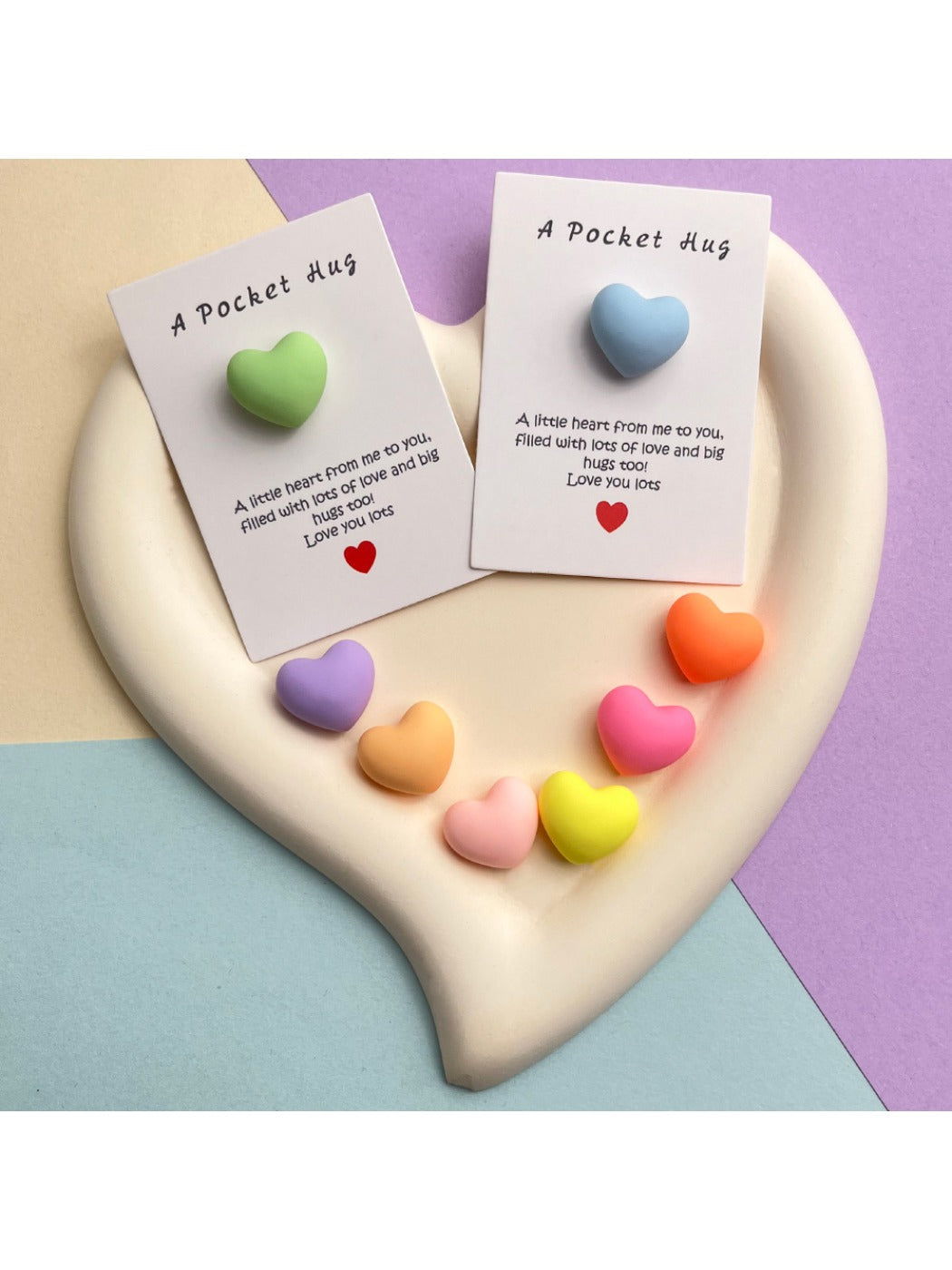 Taphug - Pocket Hug Cute Resin Heart