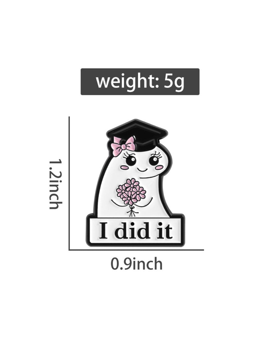 Pinori - Inspirational Ghost Brooch