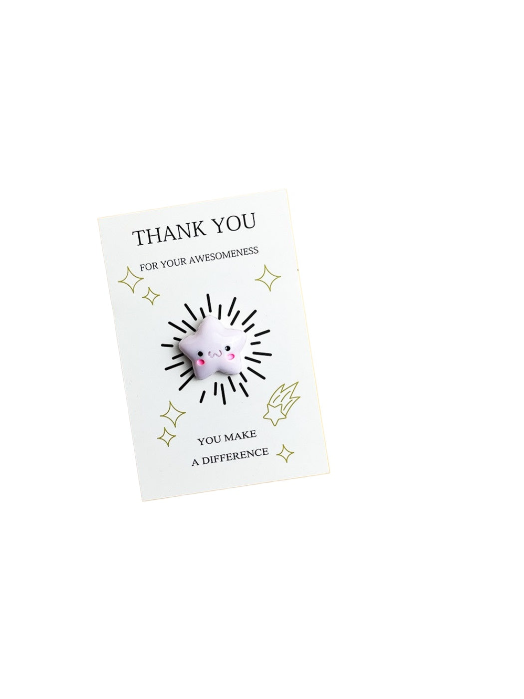 Taphug - Pocket Hug Cute Colorful Star pocket hug card and keepsake token view 7