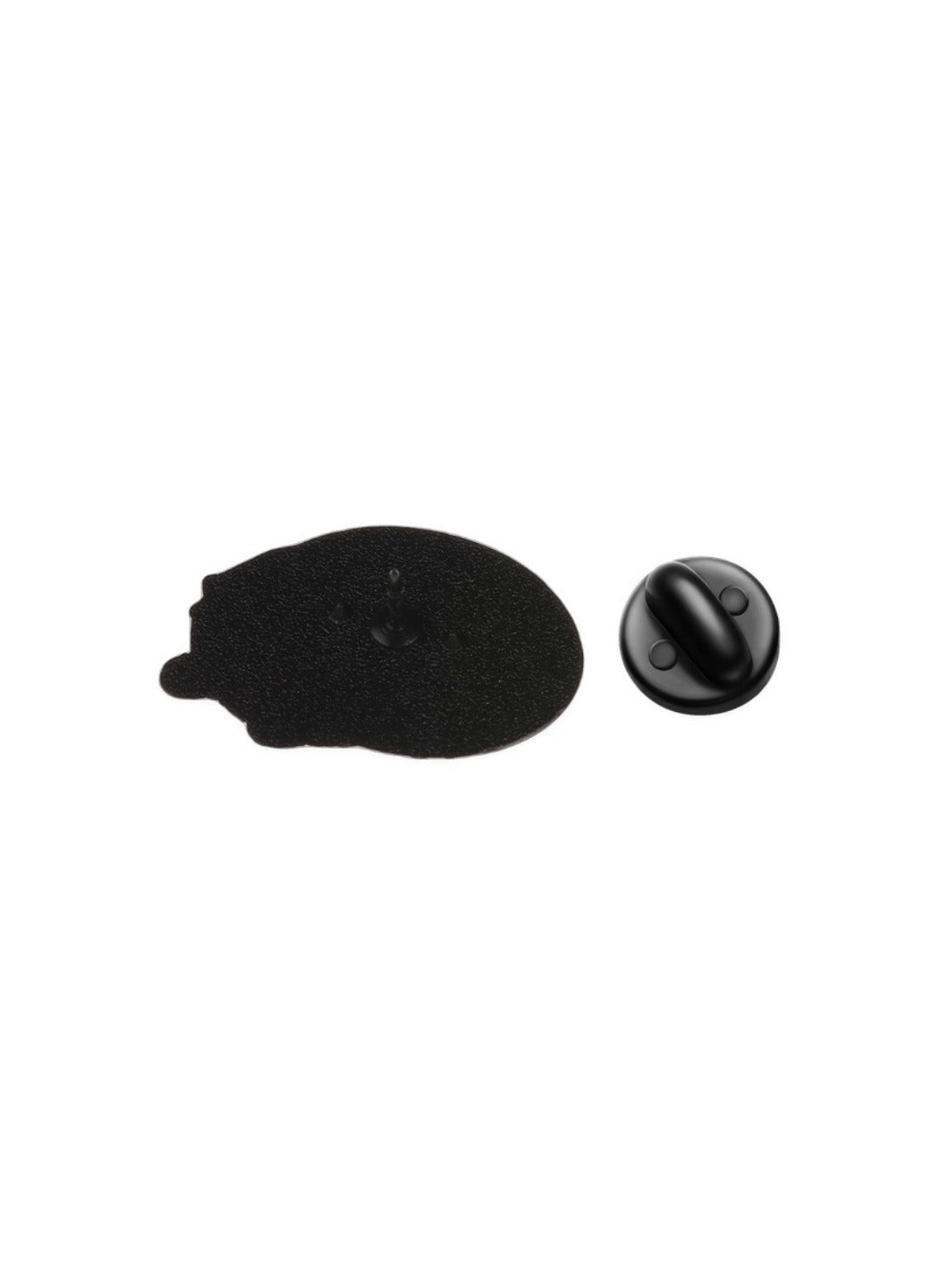 Pinori - Black Cat Brooch Badge, Cute Cartoon Kitty Pin