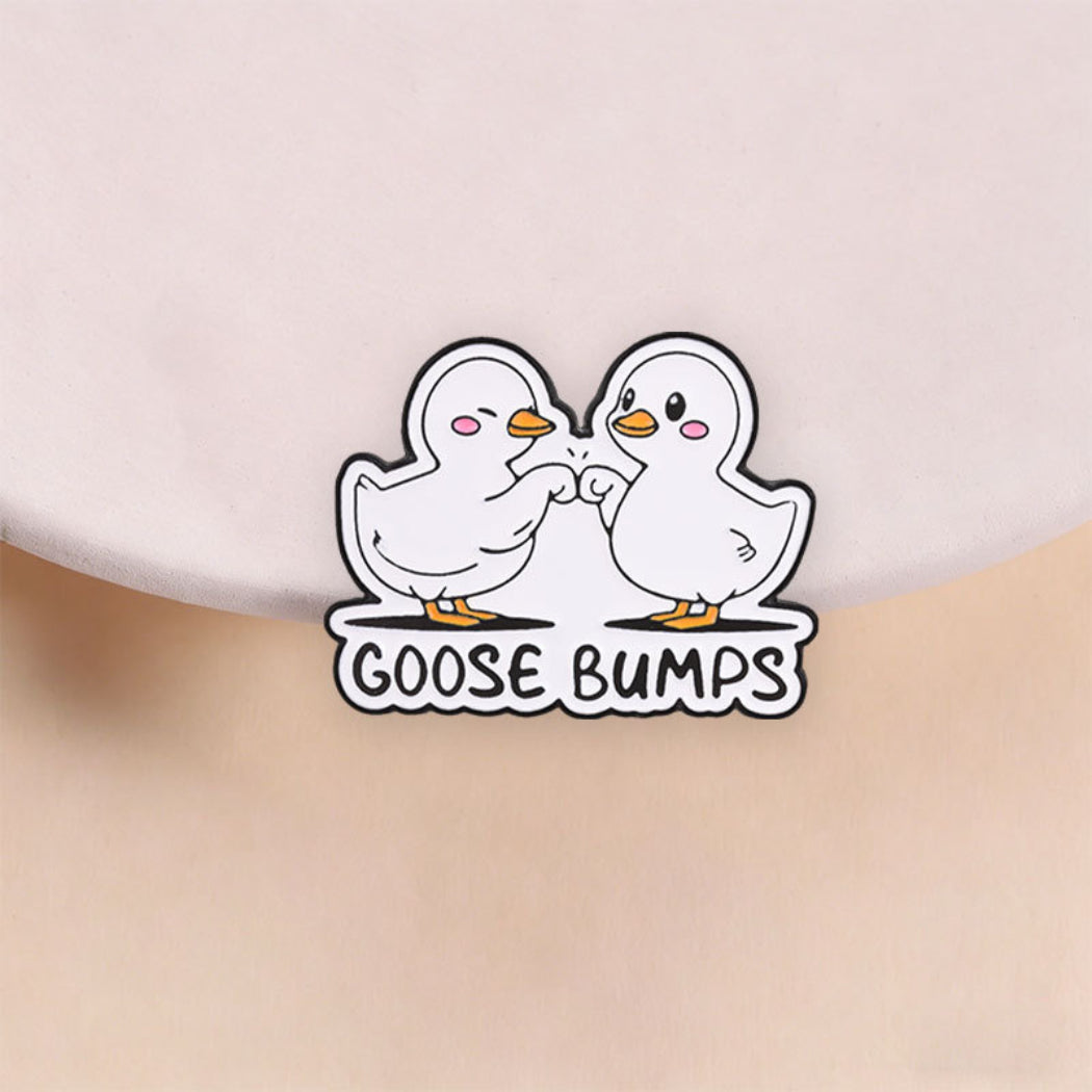 Pinori Goose Bumps Enamel Pin
