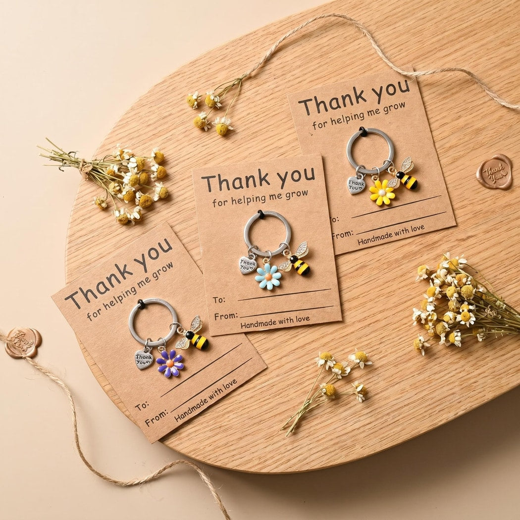 Taphug - Pocket Hug Bee Daisy Keychain