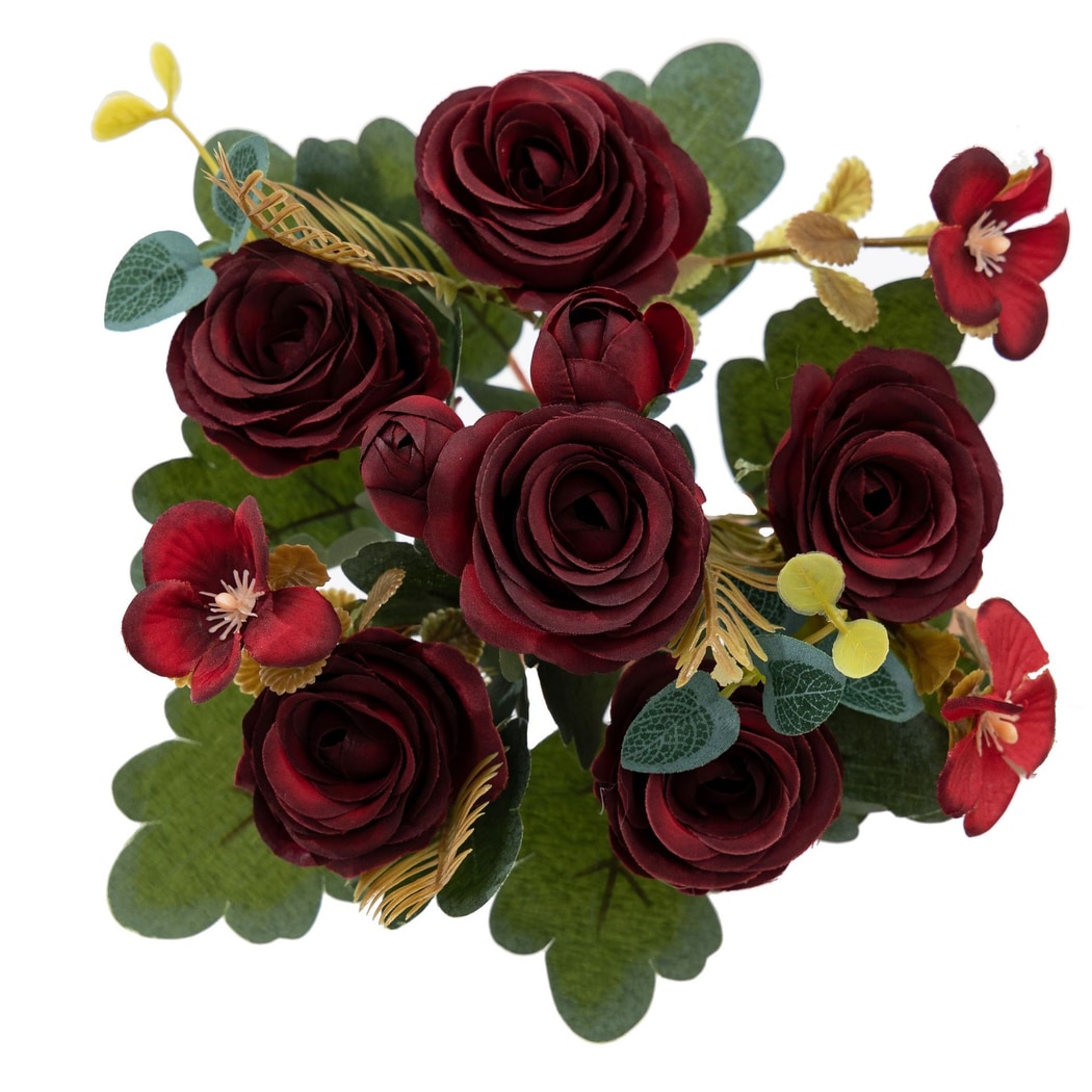 Roselle - Blousy Style Artificial Rose Bouquet