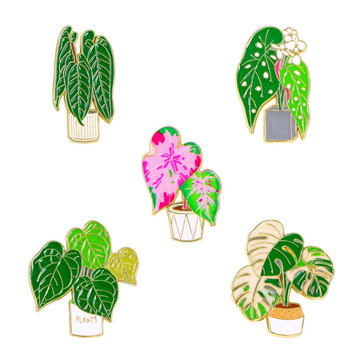 Potted Plant Alloy Pin