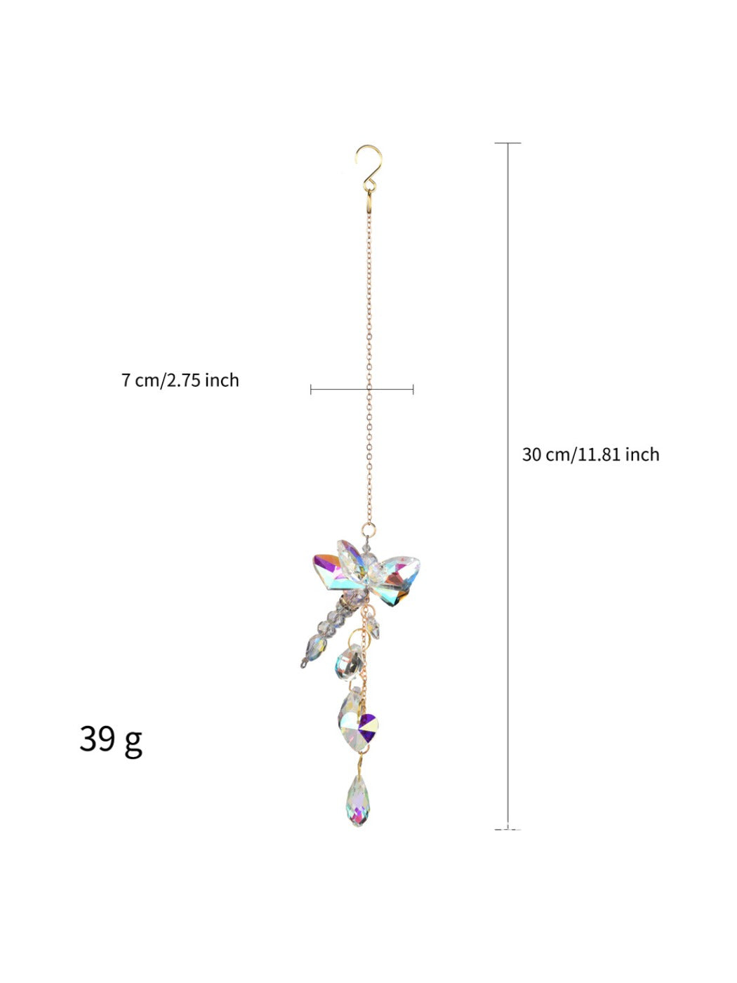 Somnira Shine Butterfly Dream Catcher displayed in a cozy room setting with plants