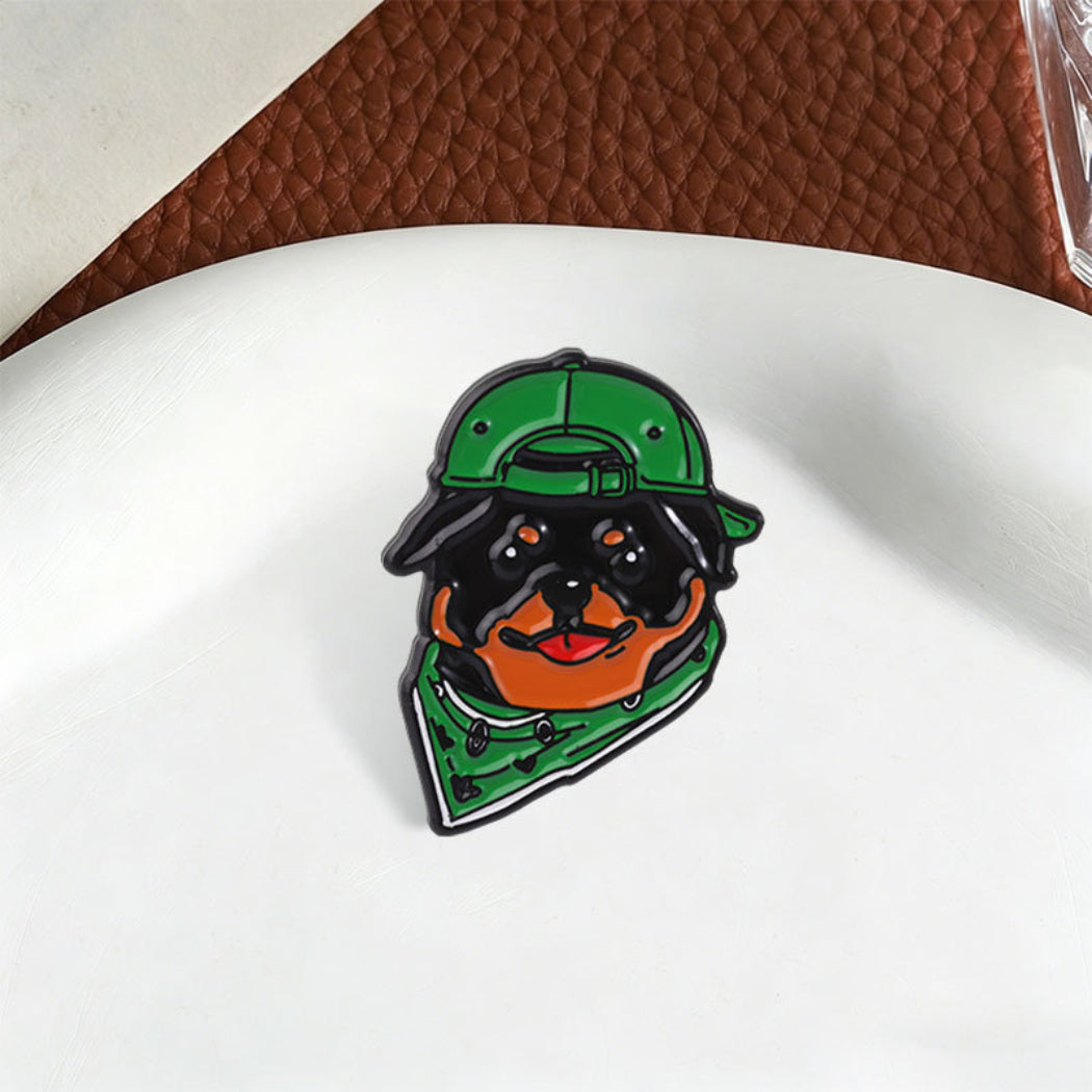 Pinori Cool Dog Enamel Pin