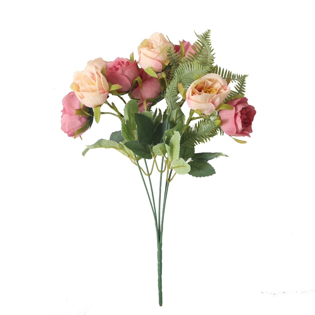 Roselle - Artificial Austin Rose Decorative Bouquet