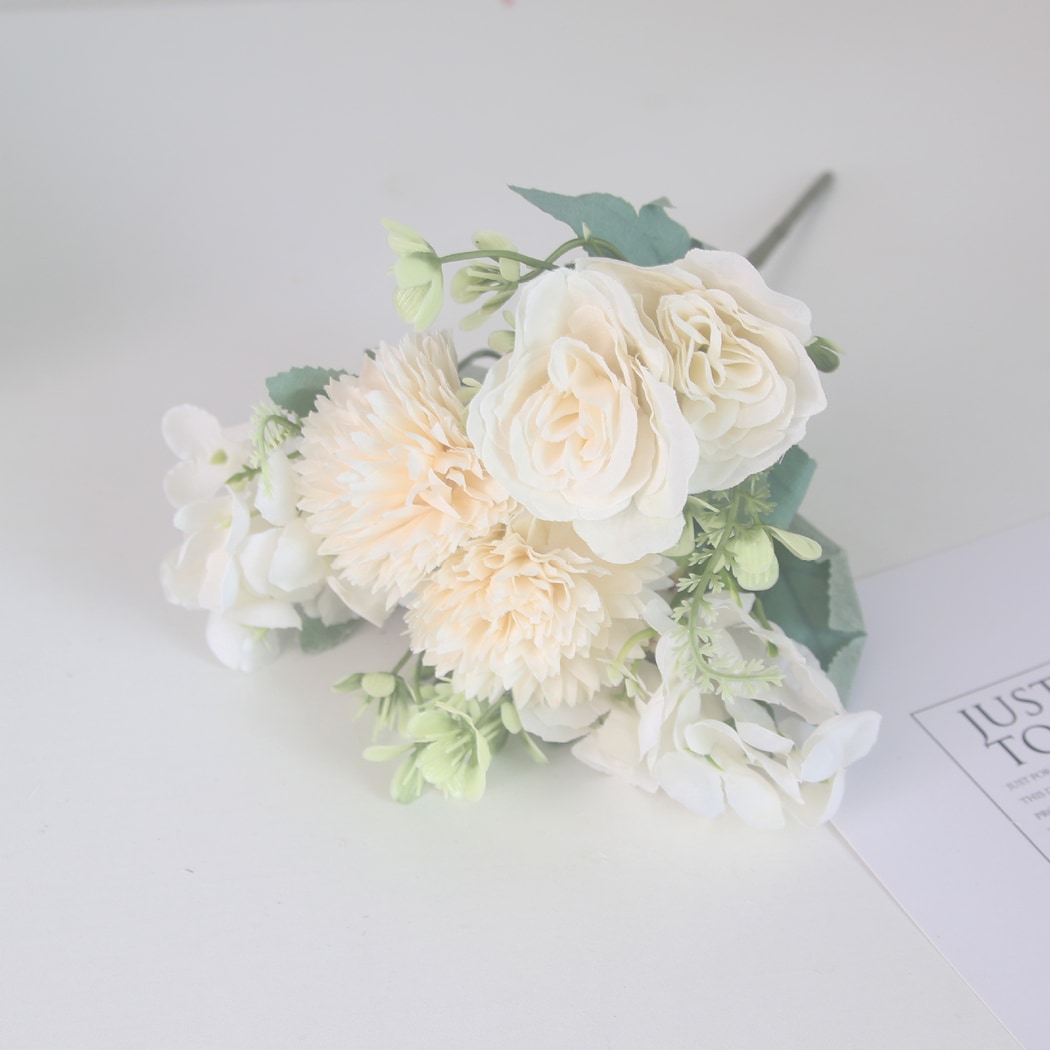 Roselle - Decorative Mixed-variety Artificial Flower Bouquet