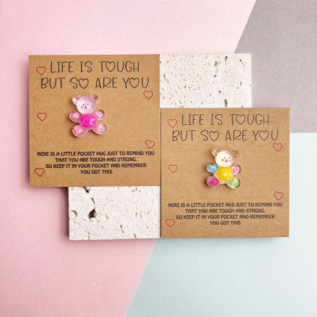 Pocket Hug Rainbow Bear