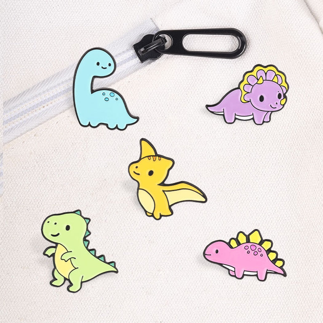 Pinori - Cartoon Dinosaur Enamel Pin