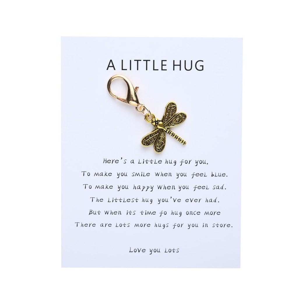 Taphug - Pocket Hug Dragonfly Charm Keychain