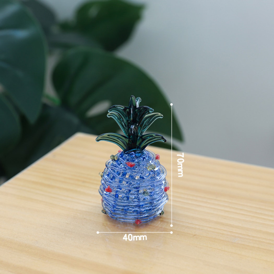 Glasira - Cute Colorful Pineapple Desktop Ornament