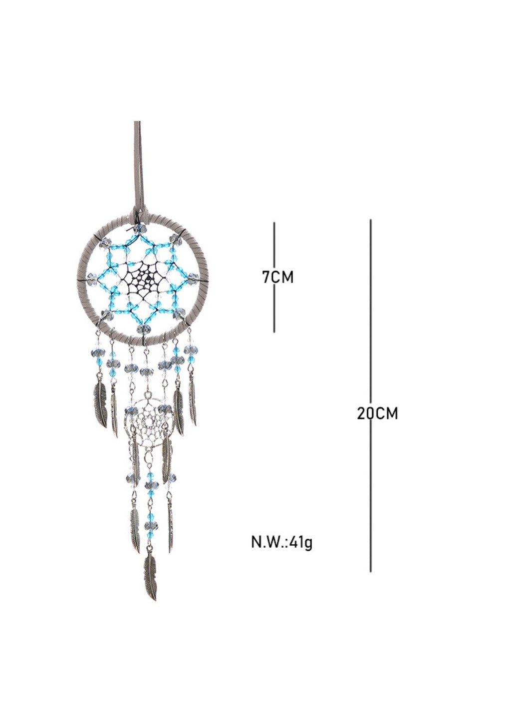 Somnira - Nordic‑Style Mini Dreamcatcher Wind Chime
