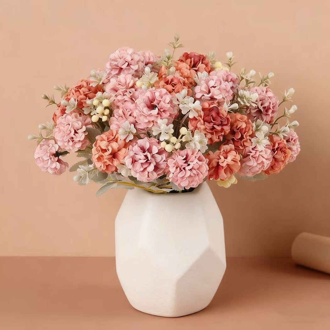 Roselle - Decorative Hydrangea Flower Artificial Bouquet